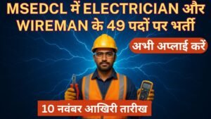 MSEDCL Electrician Wireman भर्ती