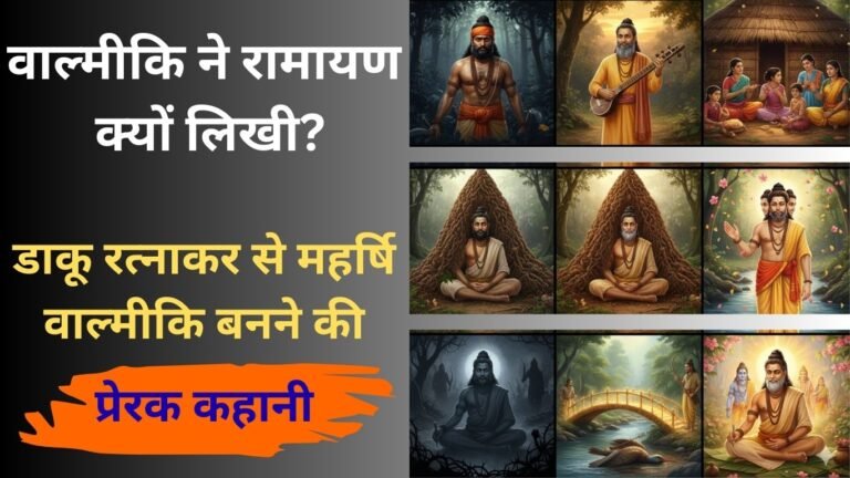 वाल्मीकि ने रामायण क्यों लिखी
