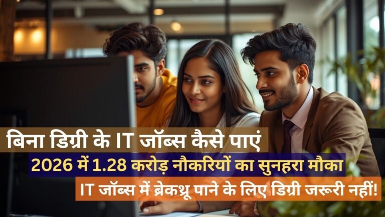 बिना डिग्री के IT जॉब्स