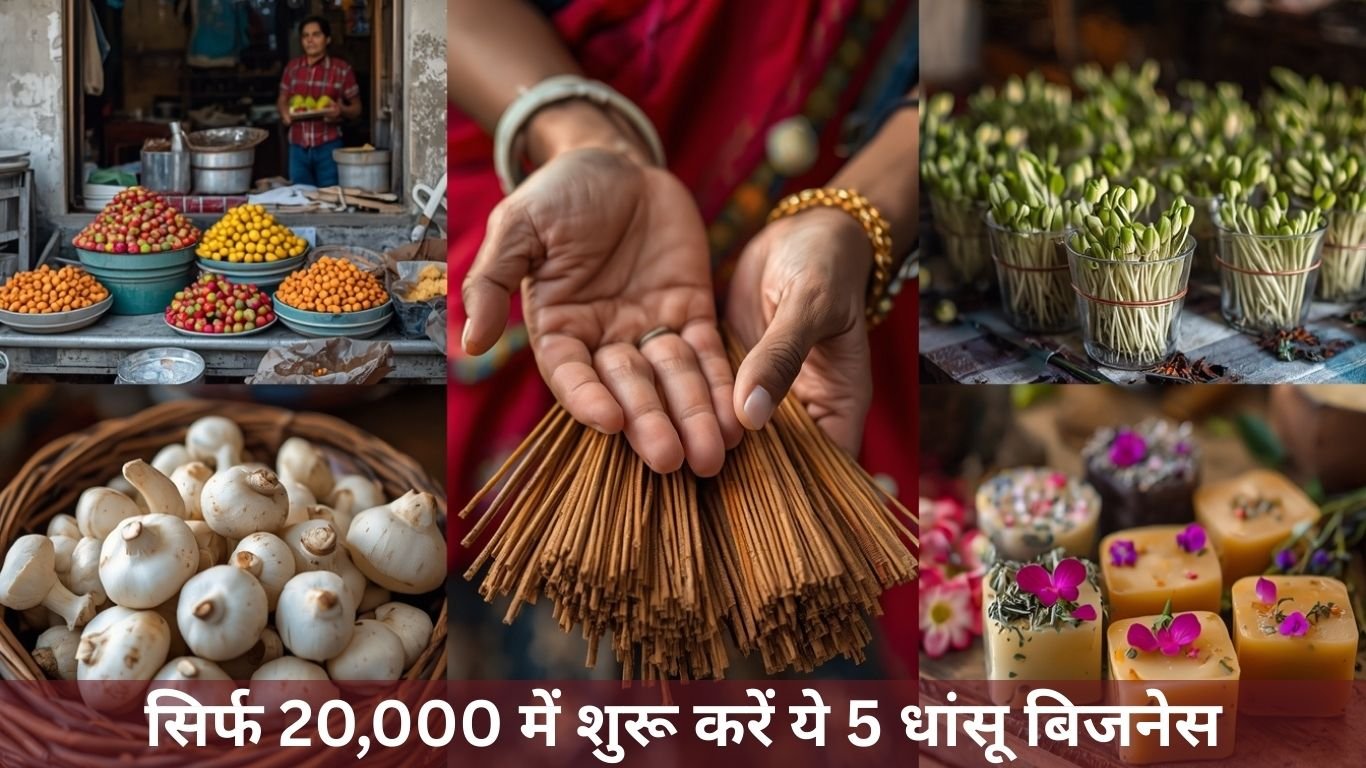 सिर्फ 20,000 में शुरू करें ये 5 धांसू बिजनेस, हर महीने कमाएं 50 हजार से ज्यादा!