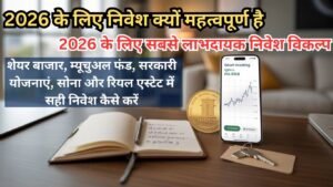 2026 के लिए सबसे लाभदायक निवेश विकल्प