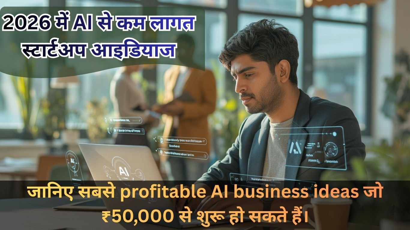 AI से कम लागत स्टार्टअप आइडियाज